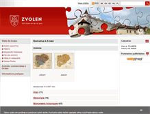 Tablet Screenshot of fr.zvolen.eu