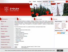 Tablet Screenshot of mesto.zvolen.sk